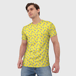 Футболка мужская Pineapple Pattern, цвет: 3D-принт — фото 2