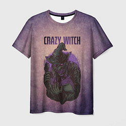 Футболка мужская Crazy Witch, цвет: 3D-принт