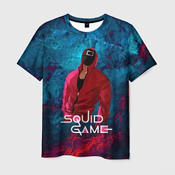 Футболка мужская Сериал Squid game Игра в кальмара, цвет: 3D-принт