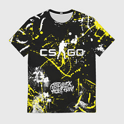 Футболка мужская CS:GO Брызги красок, цвет: 3D-принт