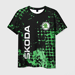 Футболка мужская Шкода, Skoda, цвет: 3D-принт