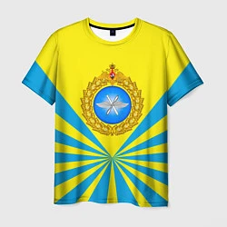Футболка мужская Большая эмблема ВВС РФ, цвет: 3D-принт
