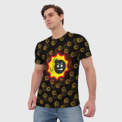 Футболка мужская Bomb Pattern Serious Sam, цвет: 3D-принт — фото 2