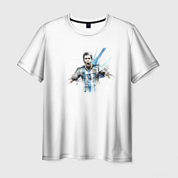 Футболка мужская Messi Argentina Team, цвет: 3D-принт