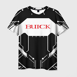 Футболка мужская Buick Лого Эмблема спина, цвет: 3D-принт