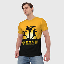 Футболка мужская ММА Mixed Martial Arts, цвет: 3D-принт — фото 2