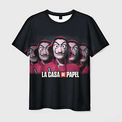 Футболка мужская LA CASA DE PAPEL BELLA CIAO БУМАЖНЫЙ ДОМ, цвет: 3D-принт