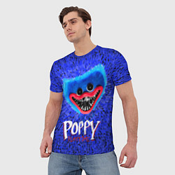 Футболка мужская Хагги Вагги - Поппи Плейтайм, цвет: 3D-принт — фото 2