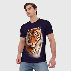 Футболка мужская Грозный Тигр Символ 2022 Года Tiger Beast, цвет: 3D-принт — фото 2