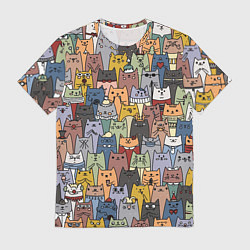 Футболка мужская The Коты, цвет: 3D-принт