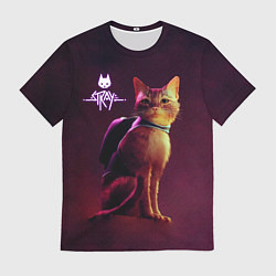 Футболка мужская Stray: Wandering Cat, цвет: 3D-принт