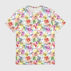 Футболка мужская Разные Банкноты Евро, цвет: 3D-принт