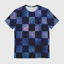 Футболка мужская Space Neon Neon Chessboard, цвет: 3D-принт