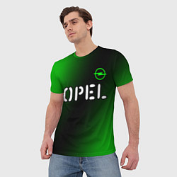 Футболка мужская ОПЕЛЬ Opel 2, цвет: 3D-принт — фото 2