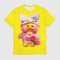 Футболка мужская УТЯ УТОЧКА ЛАЛАФАНФАН, цвет: 3D-принт