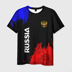 Футболка мужская Russia Патриот, цвет: 3D-принт