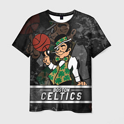 Футболка мужская Boston Celtics , Бостон Селтикс, цвет: 3D-принт