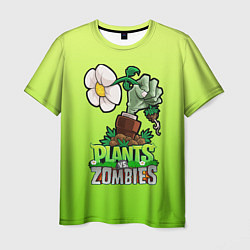 Футболка мужская Plants vs Zombies зомбо-рука, цвет: 3D-принт