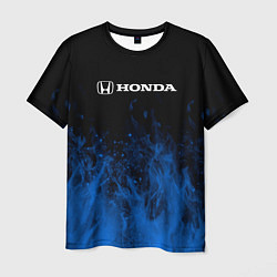 Футболка мужская Honda огонь, цвет: 3D-принт