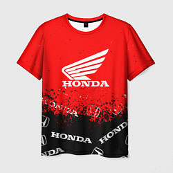 Футболка мужская Honda sport брызги, цвет: 3D-принт