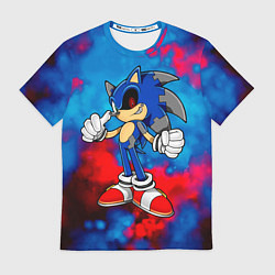 Футболка мужская СОНИК EXE SONIC, цвет: 3D-принт