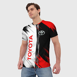 Футболка мужская Toyota Sport Auto, цвет: 3D-принт — фото 2
