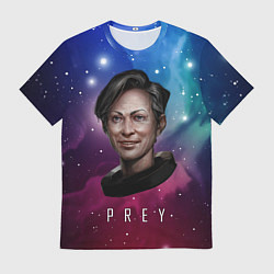 Футболка мужская Prey girl space, цвет: 3D-принт
