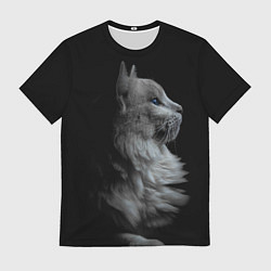 Футболка мужская Кошатникам, цвет: 3D-принт