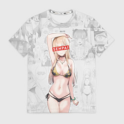 Футболка мужская Senpai Kitagawa Manga, цвет: 3D-принт