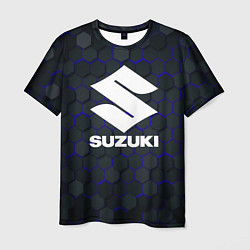 Футболка мужская SUZUKI 3D плиты, цвет: 3D-принт