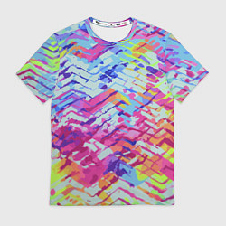 Футболка мужская Color vanguard pattern, цвет: 3D-принт