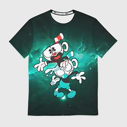 Футболка мужская Чашечки Cuphead Show, цвет: 3D-принт