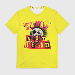 Футболка мужская Punks Not Dead - Панки Хой!, цвет: 3D-принт