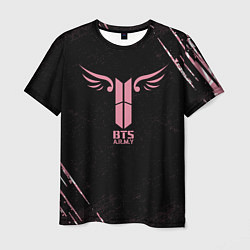 Футболка мужская Bts бтс, цвет: 3D-принт