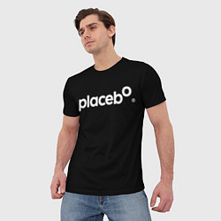 Футболка мужская Плацебо Логотип, цвет: 3D-принт — фото 2