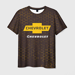 Футболка мужская ШЕВРОЛЕ Chevrolet Графика, цвет: 3D-принт