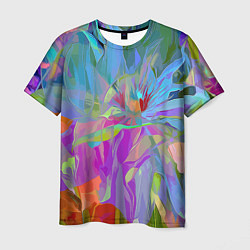 Футболка мужская Abstract color pattern Summer 2022, цвет: 3D-принт