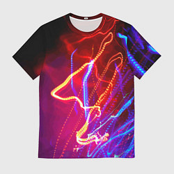 Футболка мужская Neon vanguard pattern Lighting, цвет: 3D-принт