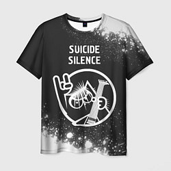 Футболка мужская Suicide Silence - КОТ - Брызги, цвет: 3D-принт