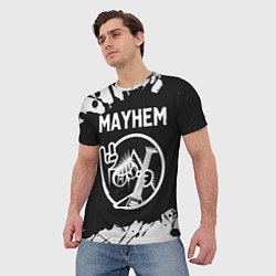 Футболка мужская Mayhem КОТ Краска, цвет: 3D-принт — фото 2