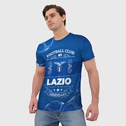 Футболка мужская Lazio FC 1, цвет: 3D-принт — фото 2
