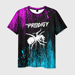 Футболка мужская The prodigy neon, цвет: 3D-принт