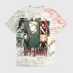 Футболка мужская Семья шпиона кляксы, цвет: 3D-принт