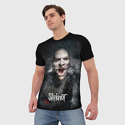 Футболка мужская Slipknot - The Gray Chapter - Corey Taylor, цвет: 3D-принт — фото 2