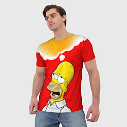 Футболка мужская Homer dream, цвет: 3D-принт — фото 2