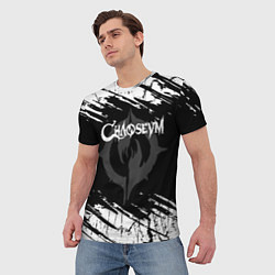 Футболка мужская Chaoseum Logo Grunge, цвет: 3D-принт — фото 2