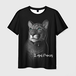 Футболка мужская I am puma, цвет: 3D-принт