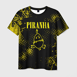 Футболка мужская Nirvana piranha, цвет: 3D-принт