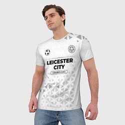 Футболка мужская Leicester City Champions Униформа, цвет: 3D-принт — фото 2