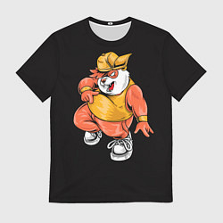 Футболка мужская BEAR IN DANCING, цвет: 3D-принт